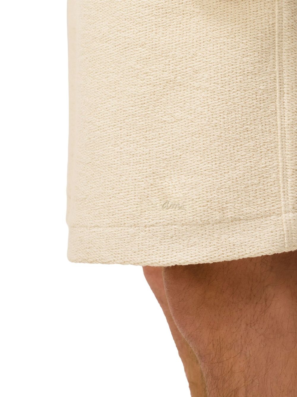 cotton fleece shorts - 6