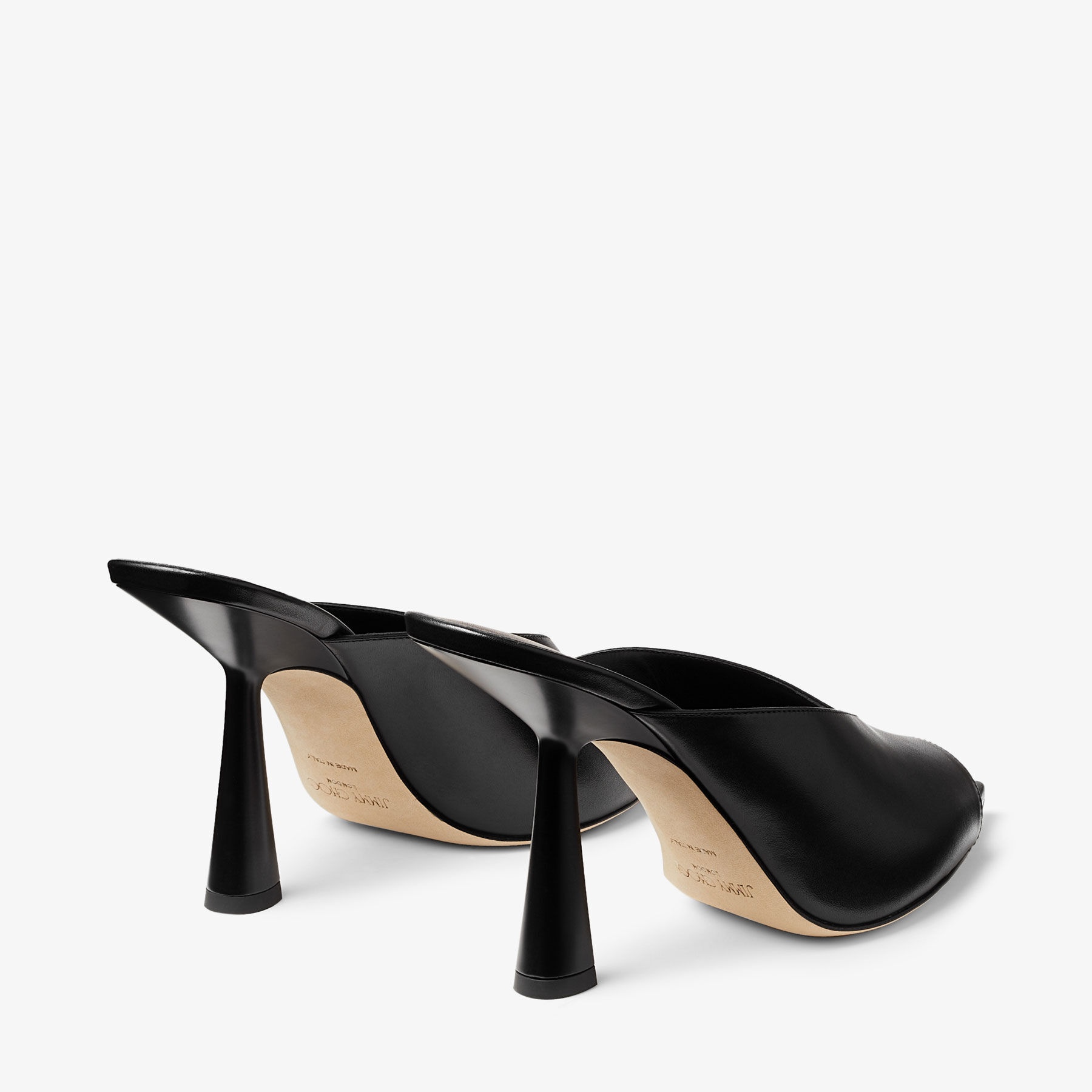 Maryanne Mule 100
Black Calf Leather Pointed-Toe Mules - 5