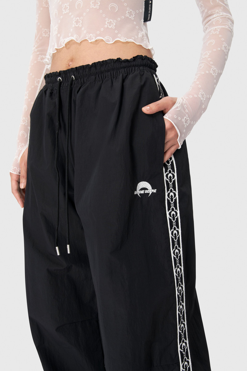 Marine Serre Recycled Nylon Track Pants outlook
