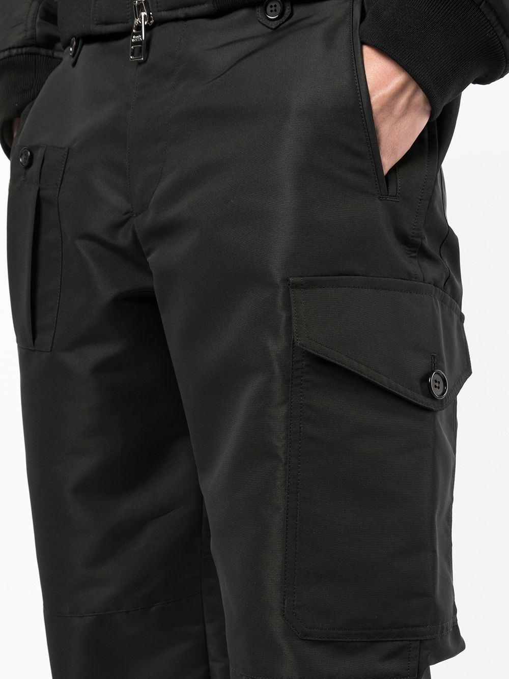 cargo-pocket detail trousers - 5