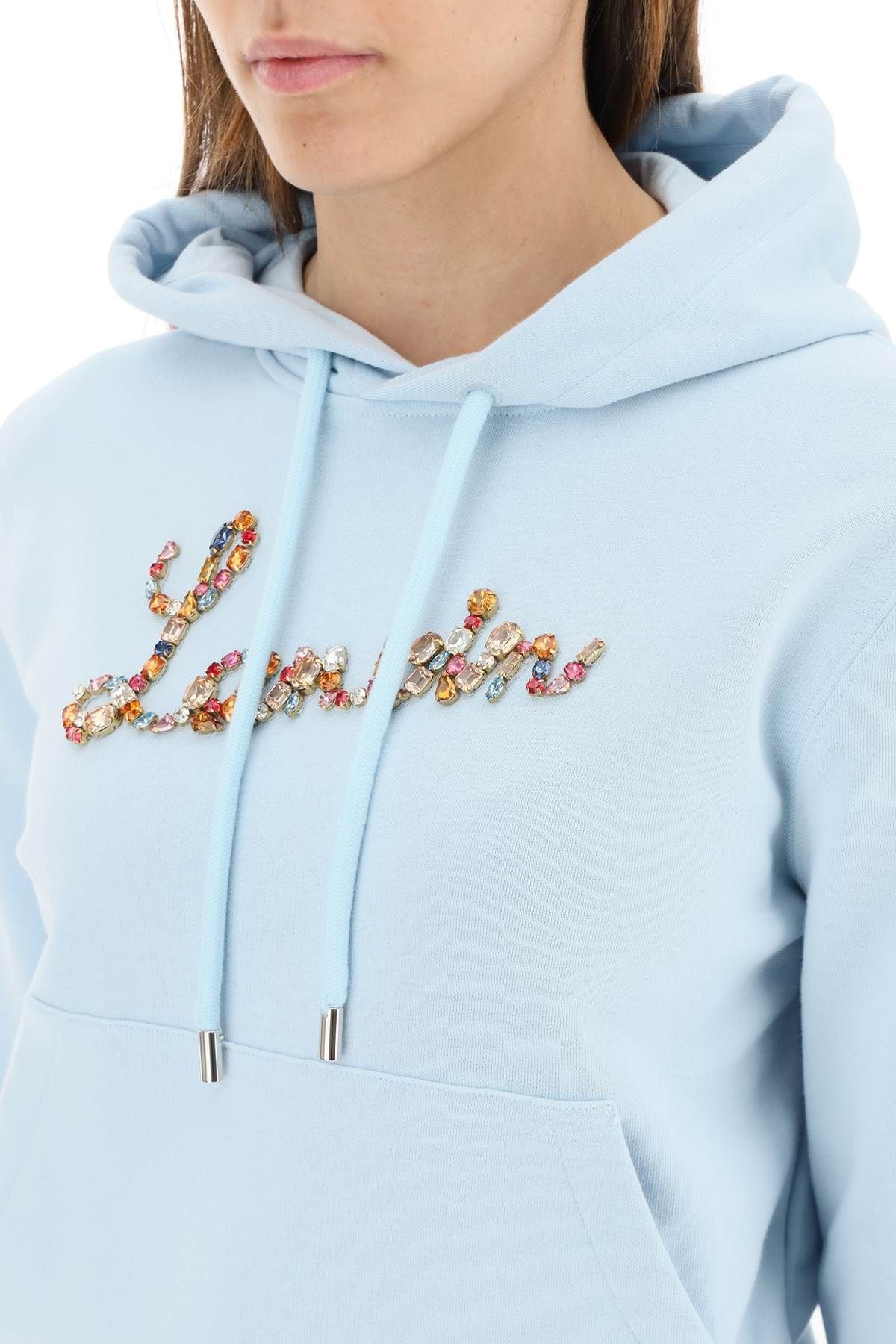 CRYSTAL LOGO HOODIE - 5