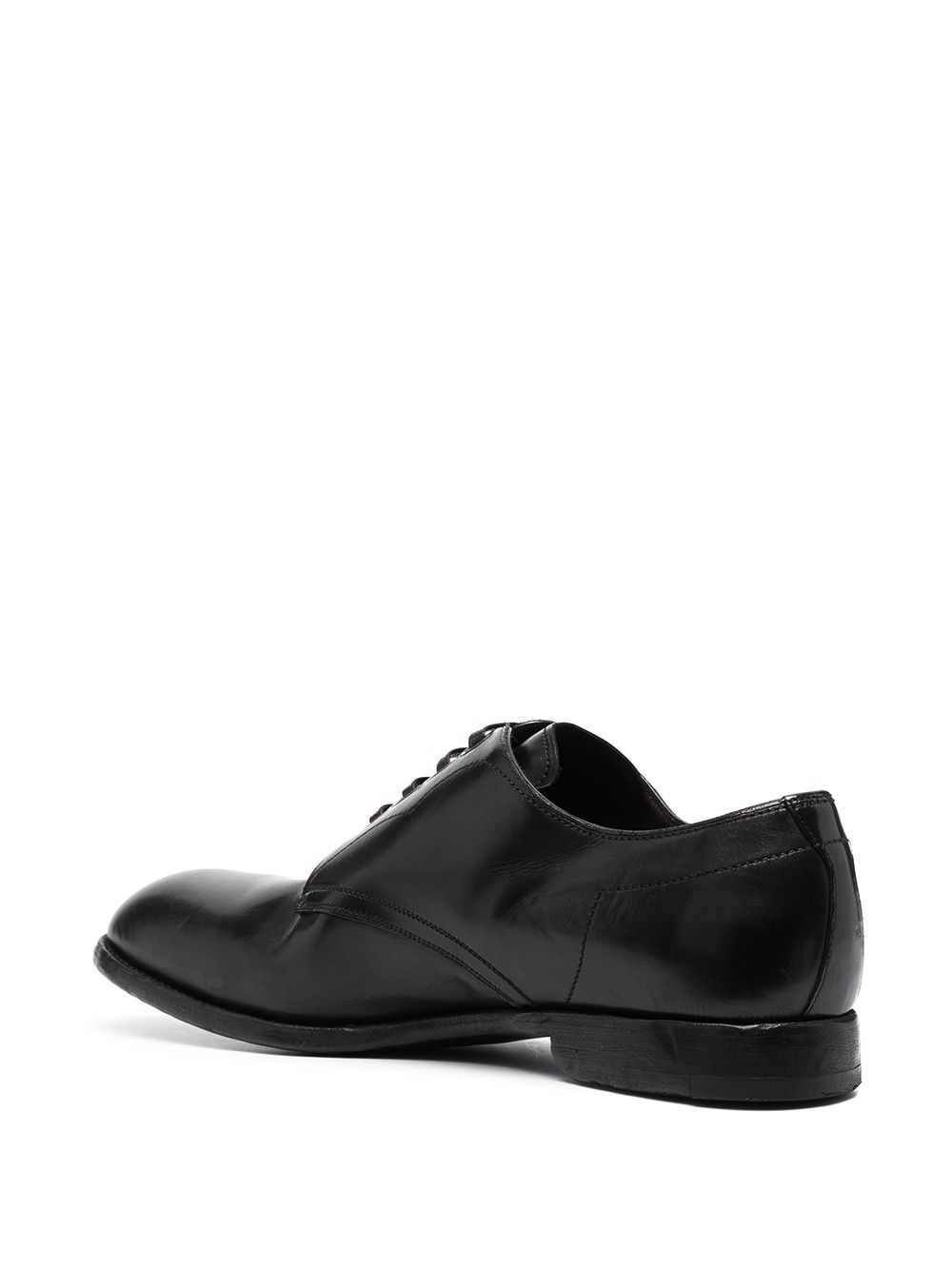 vintage-finish calfskin Derby shoes - 3