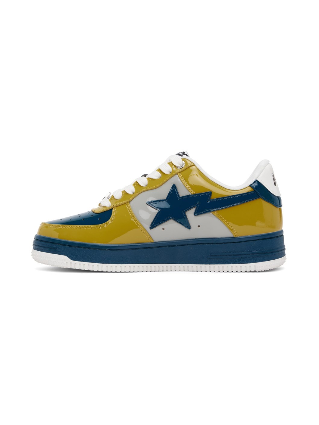 Blue & Yellow Sta #2 Sneakers - 3