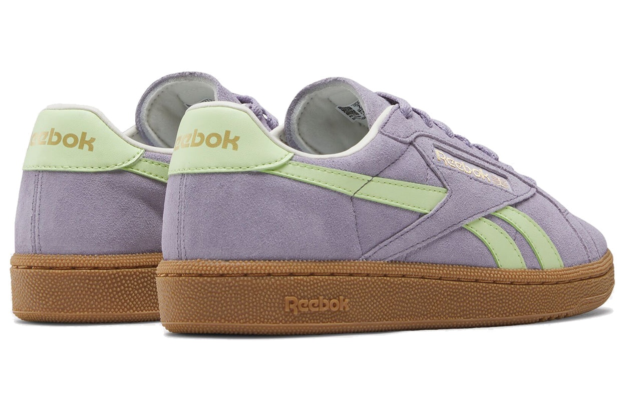 (WMNS) Reebok Club C Ground Sneakers 'Purple Green' 100207963 - 3