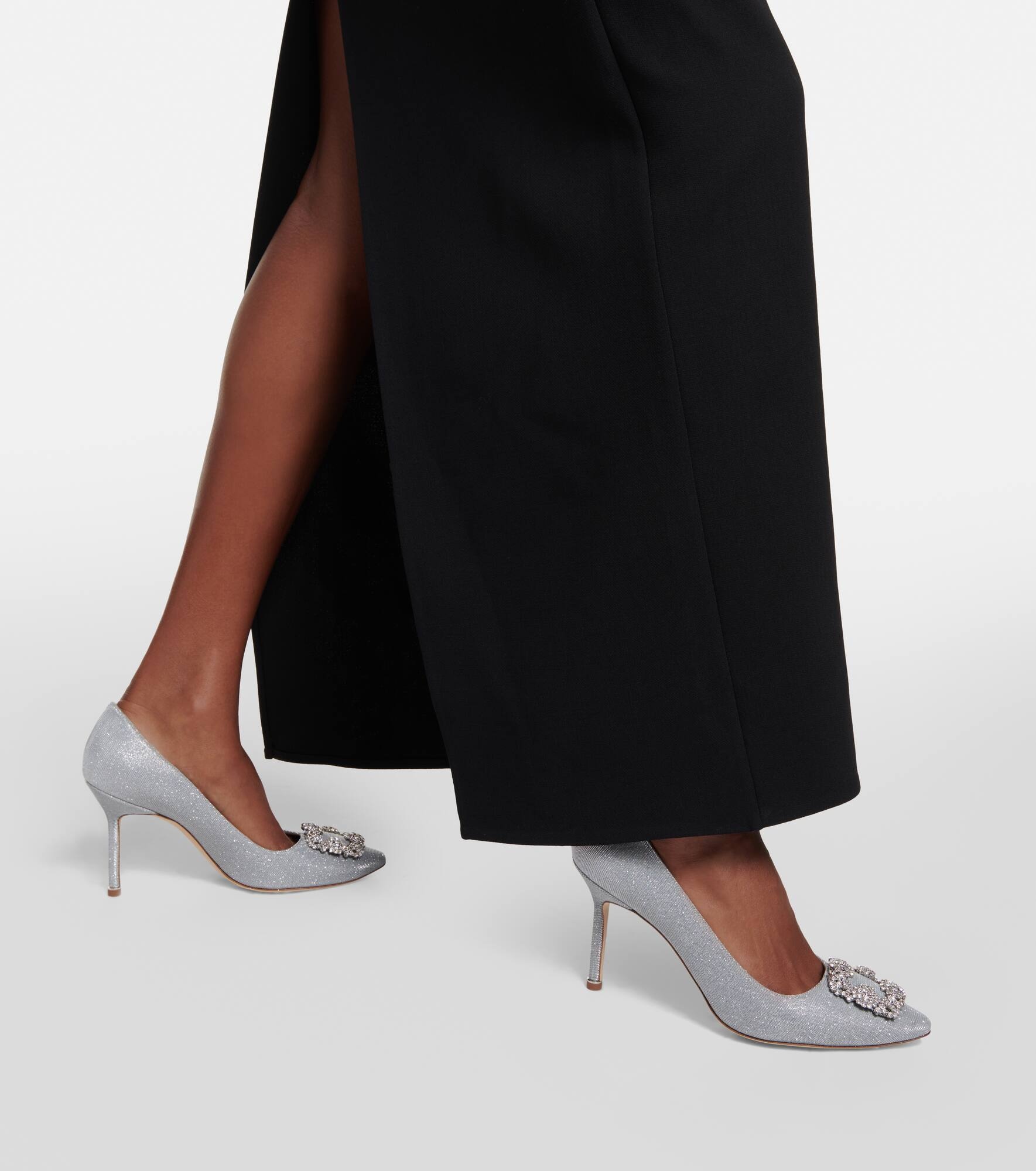 Hangisi 90 embellished glitter pumps - 4