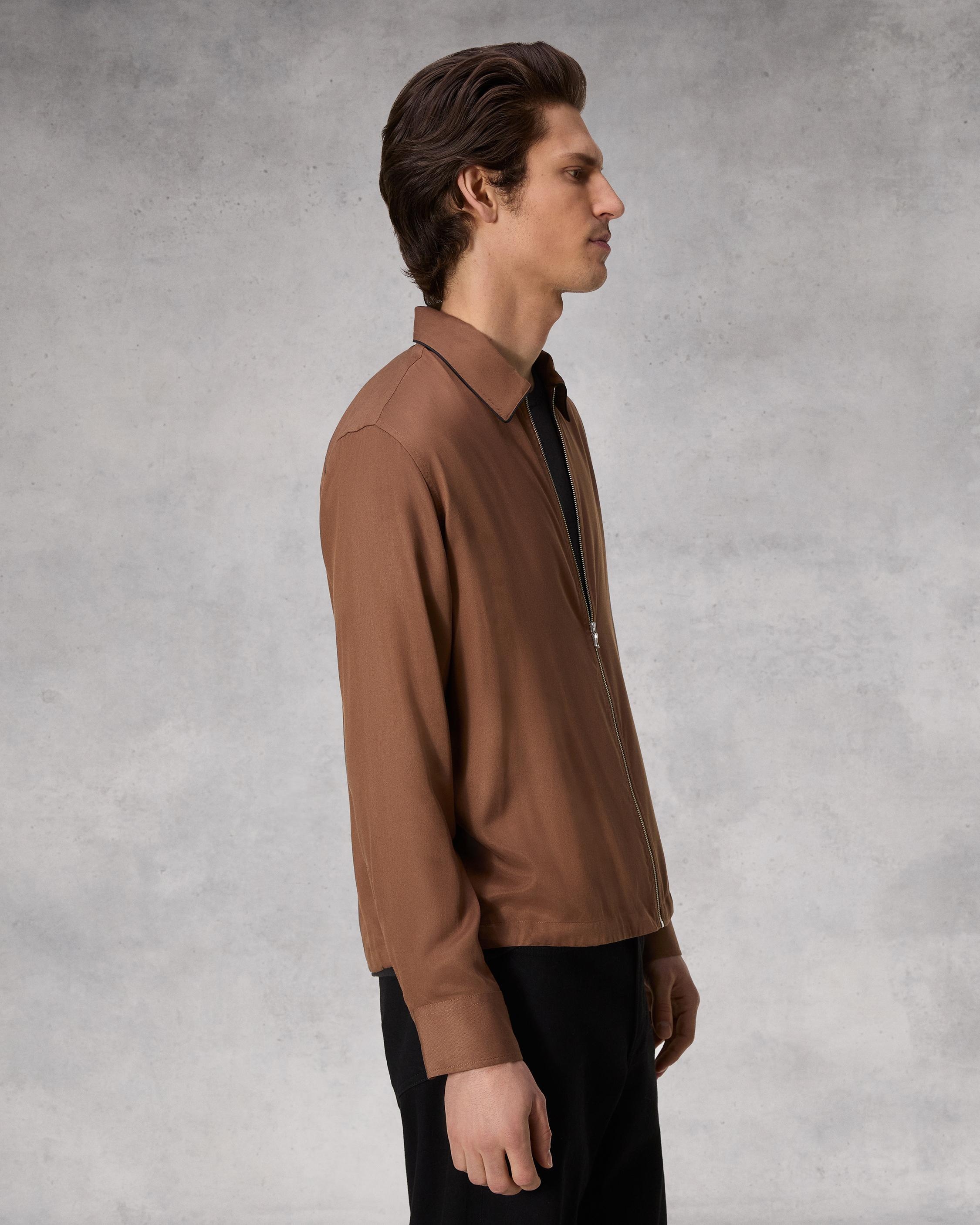 Blouson Viscose Zip Shirt
Relaxed Fit - 4