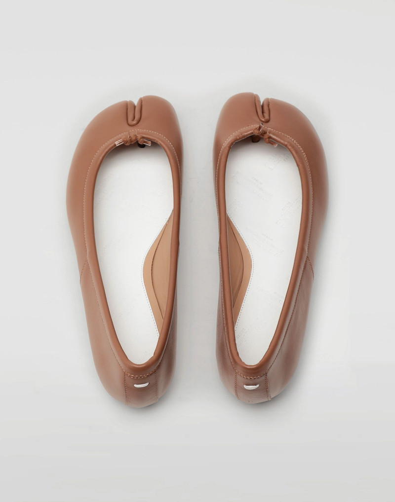 Tabi calfskin ballerinas 3