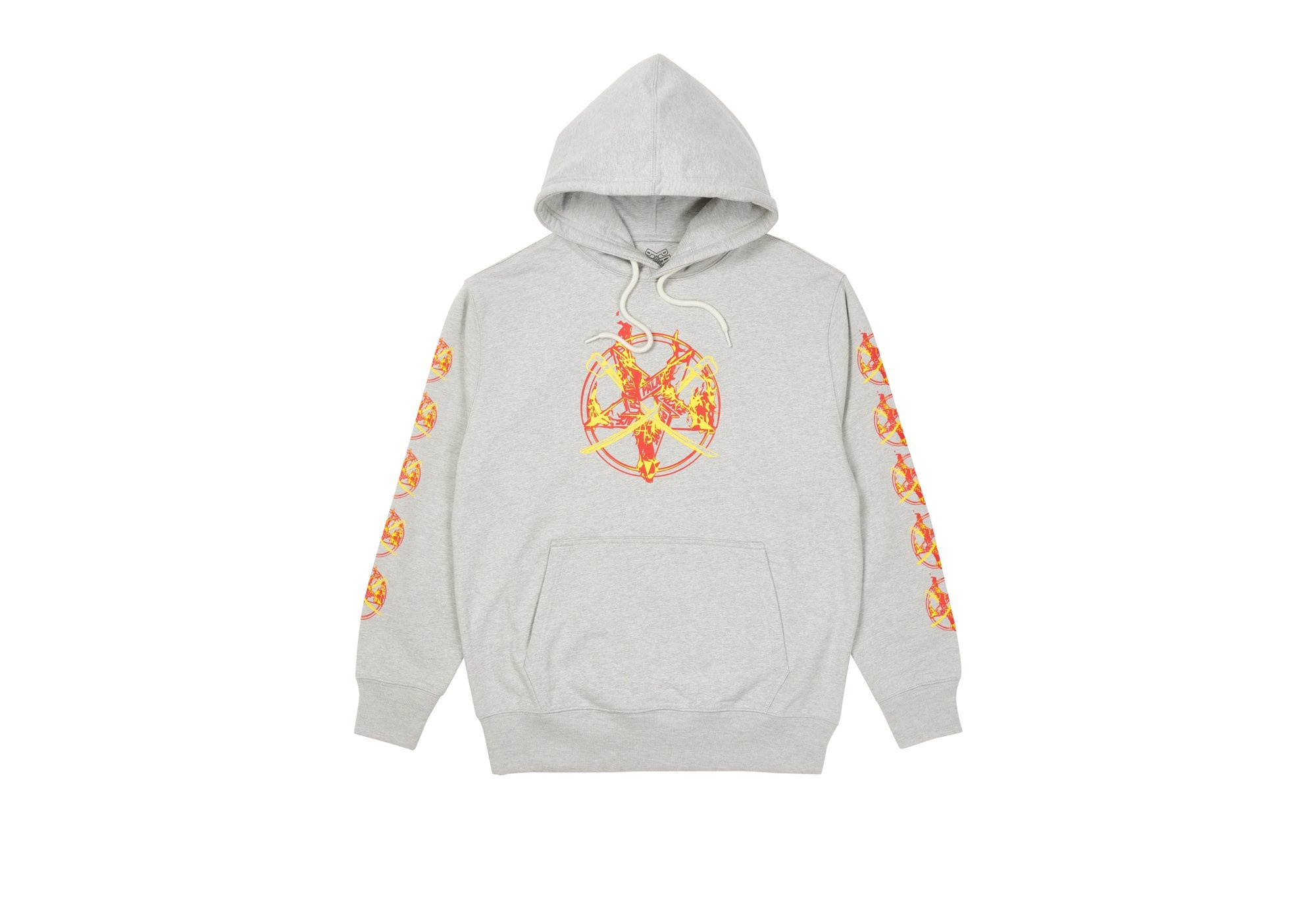 FLAMED HOOD GREY MARL - 1