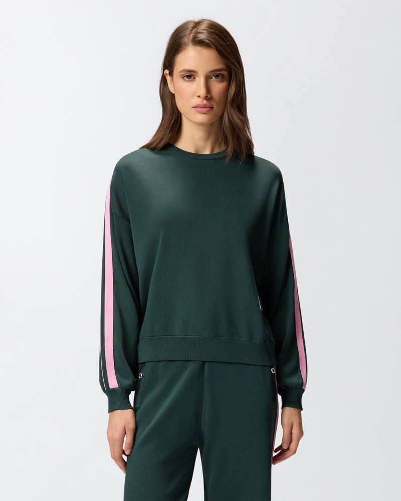 SPORTY SWEATSHIRT WITH LOVE BIRDS LOGO 3