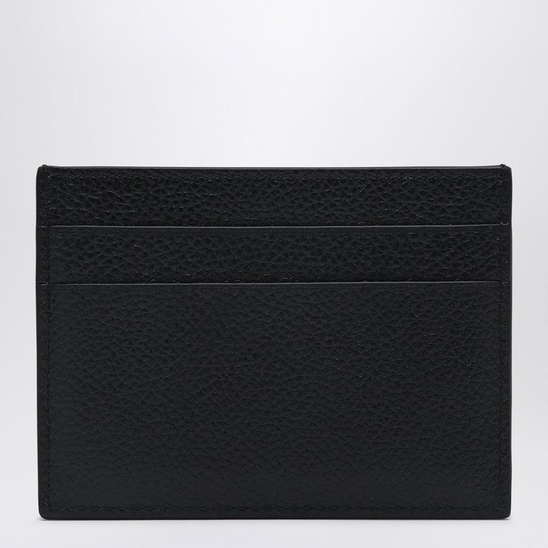 Balenciaga Cash Black Cardholder In Grained Leather Men - 2