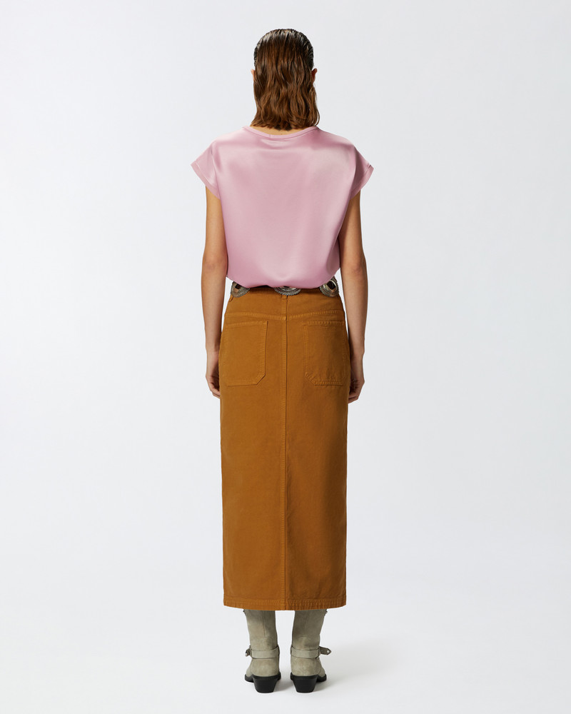 SATIN AND GEORGETTE T-SHIRT BLOUSE 4