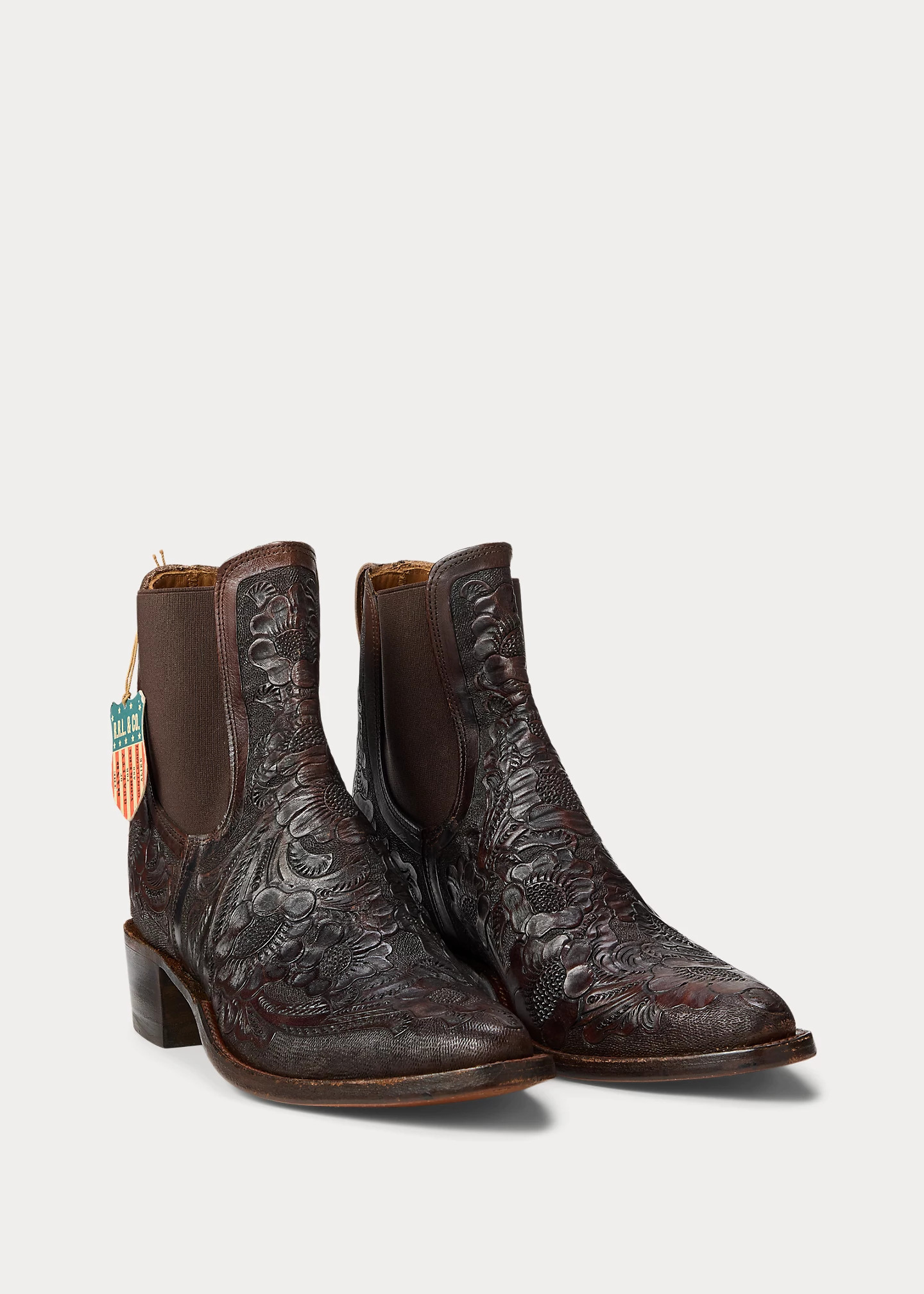 Plainview Hand-Tooled Leather Boot - 2