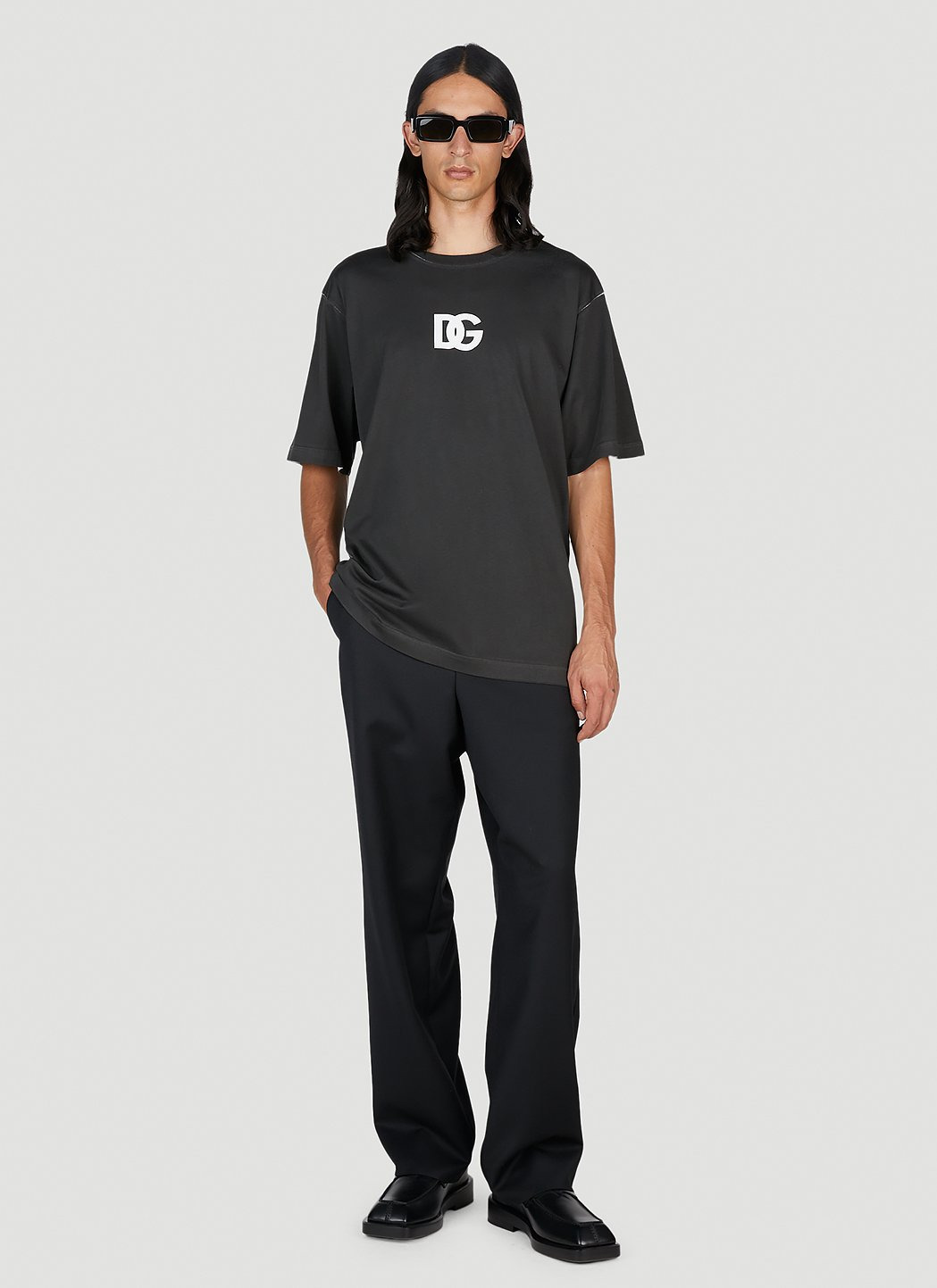 Dolce & Gabbana Men Dg Logo Print T-Shirt - 2