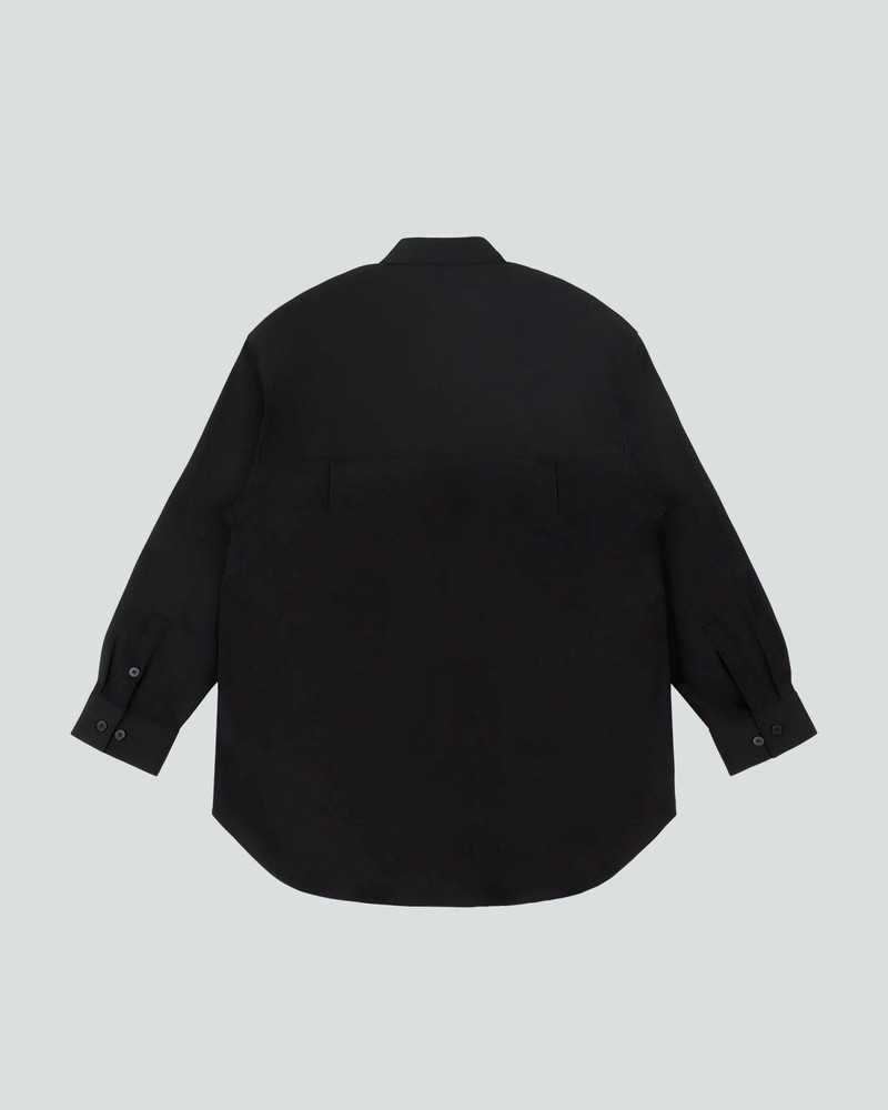 GIANT WOOL SHIRT BLACK 6