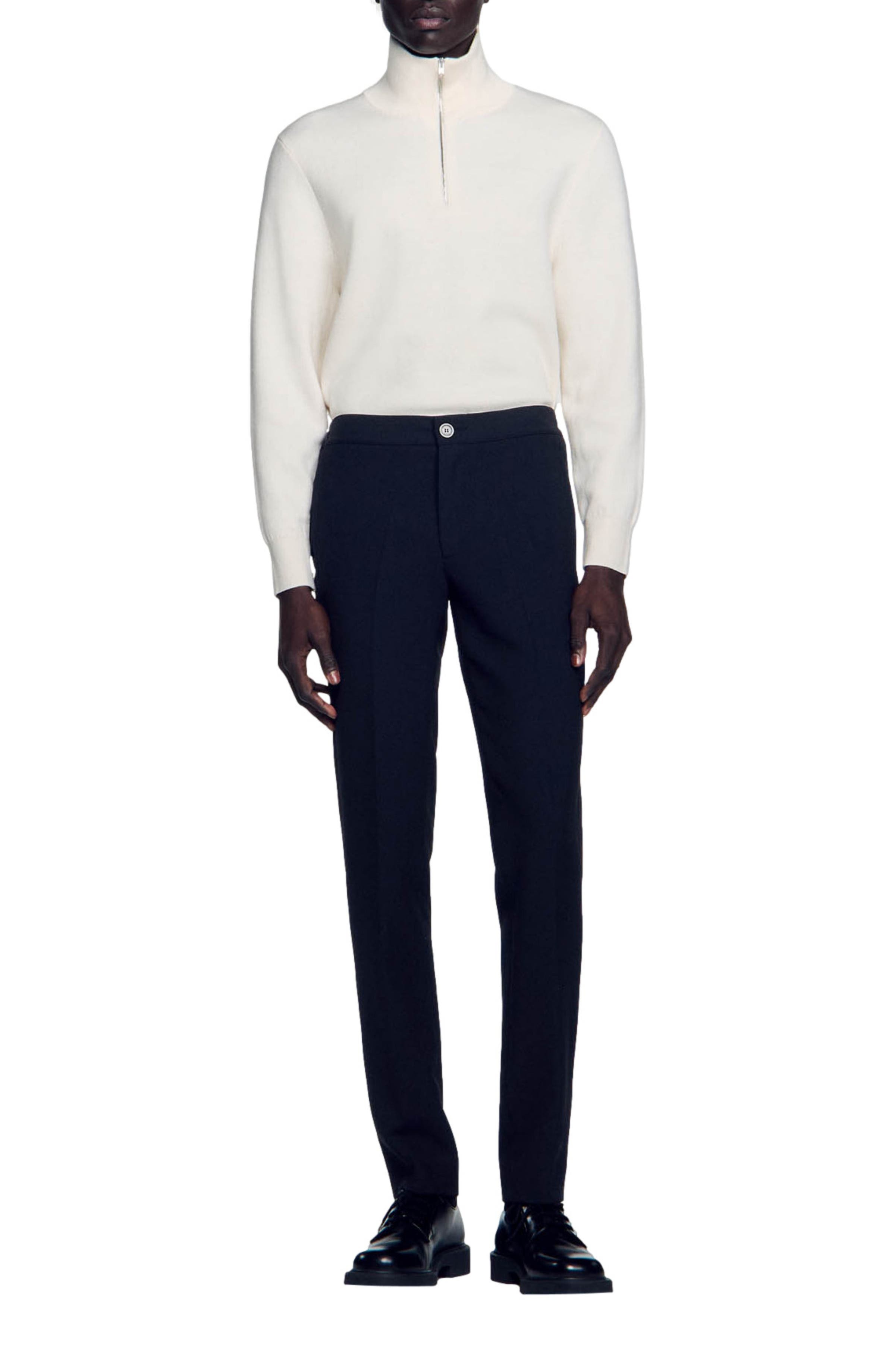 SANDRO Jersey trousers in Black at Nordstrom - 5
