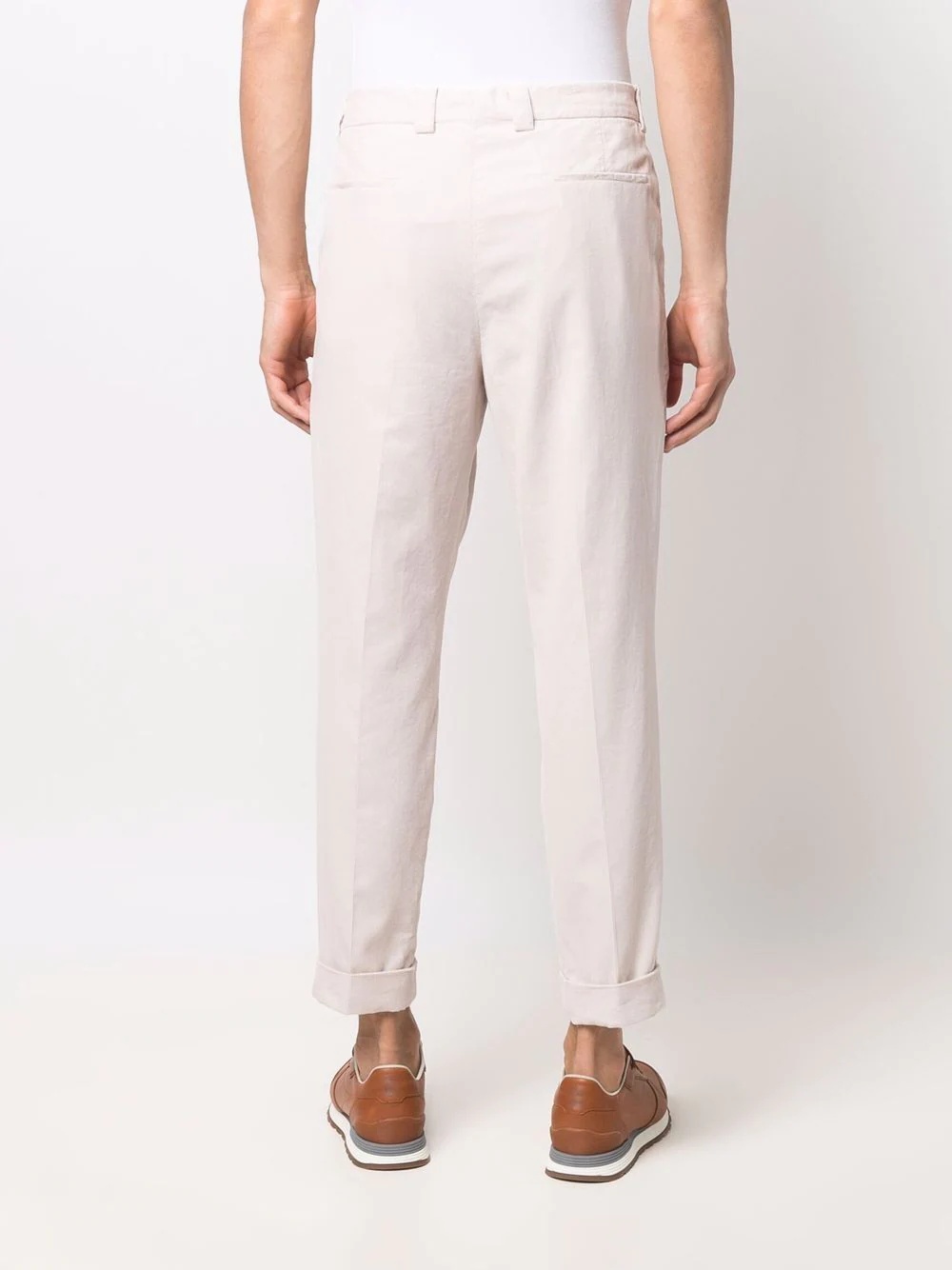 slim-fit corduroy trousers - 4