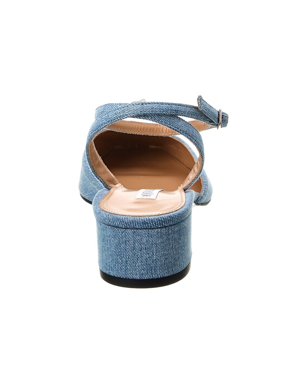Aquazzura French Flirt 35 Denim & Leather Pump - 3