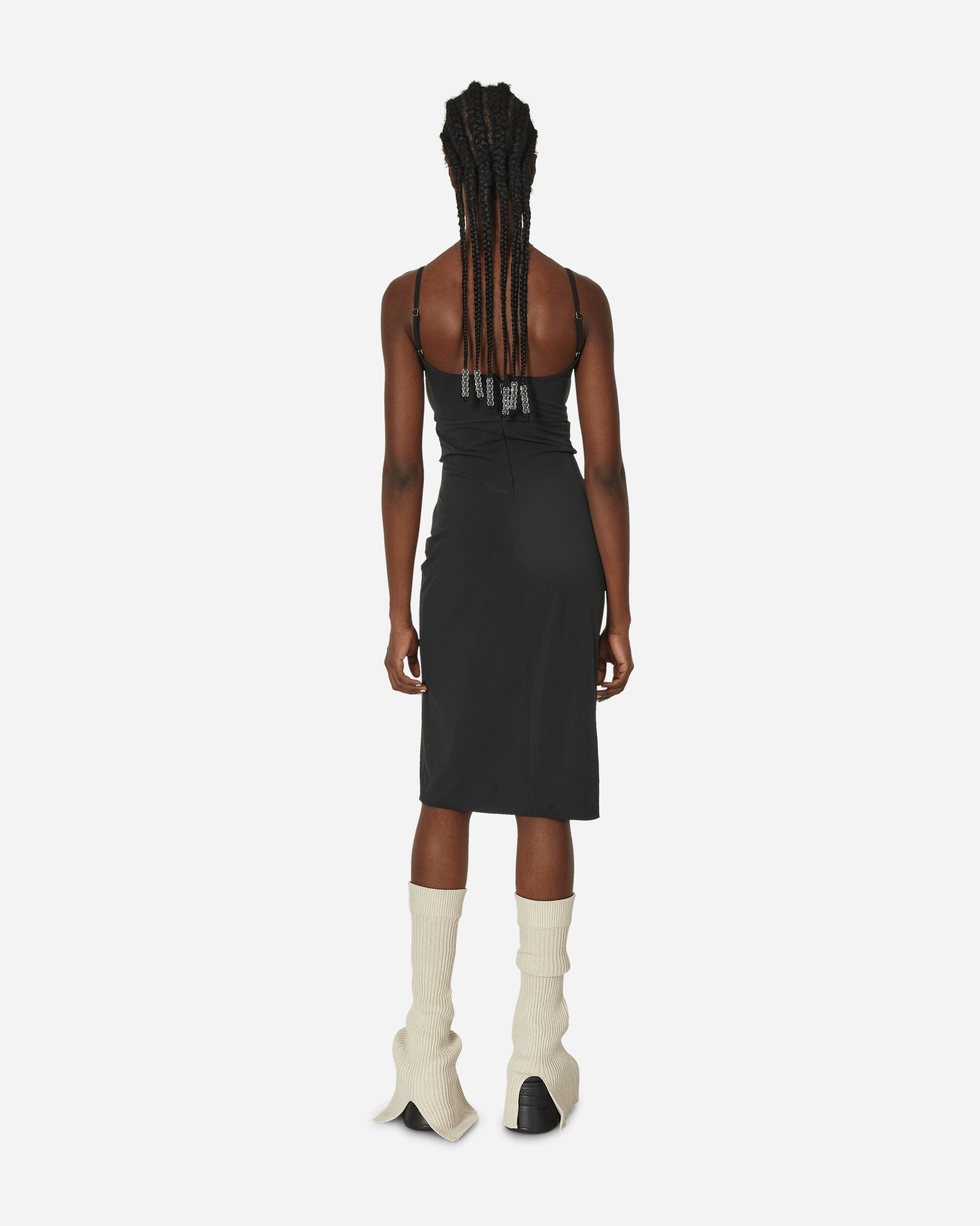 Stretch Tailored Midi Dress Black - 3