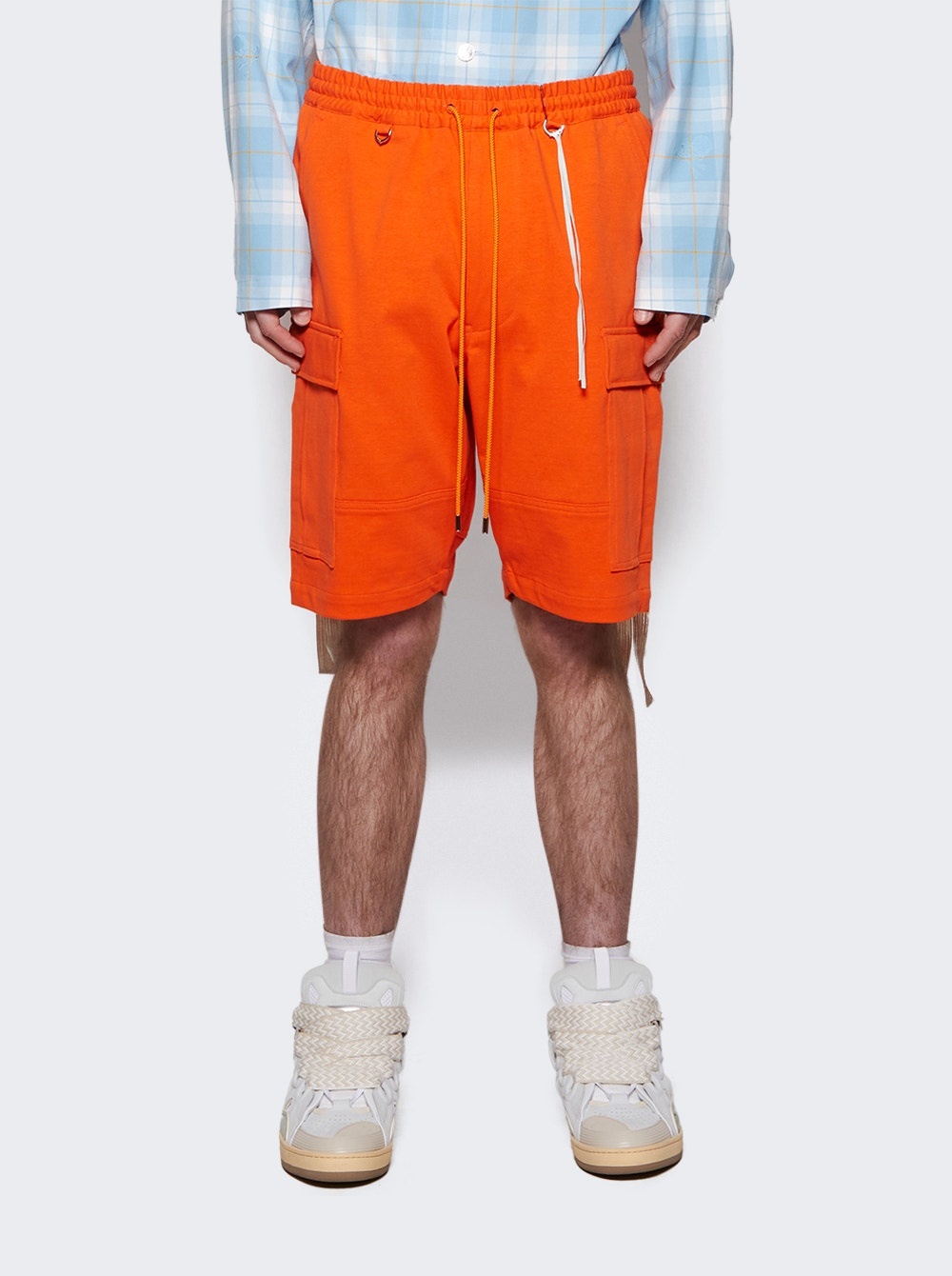 High Density Cargo Shorts Orange - 3