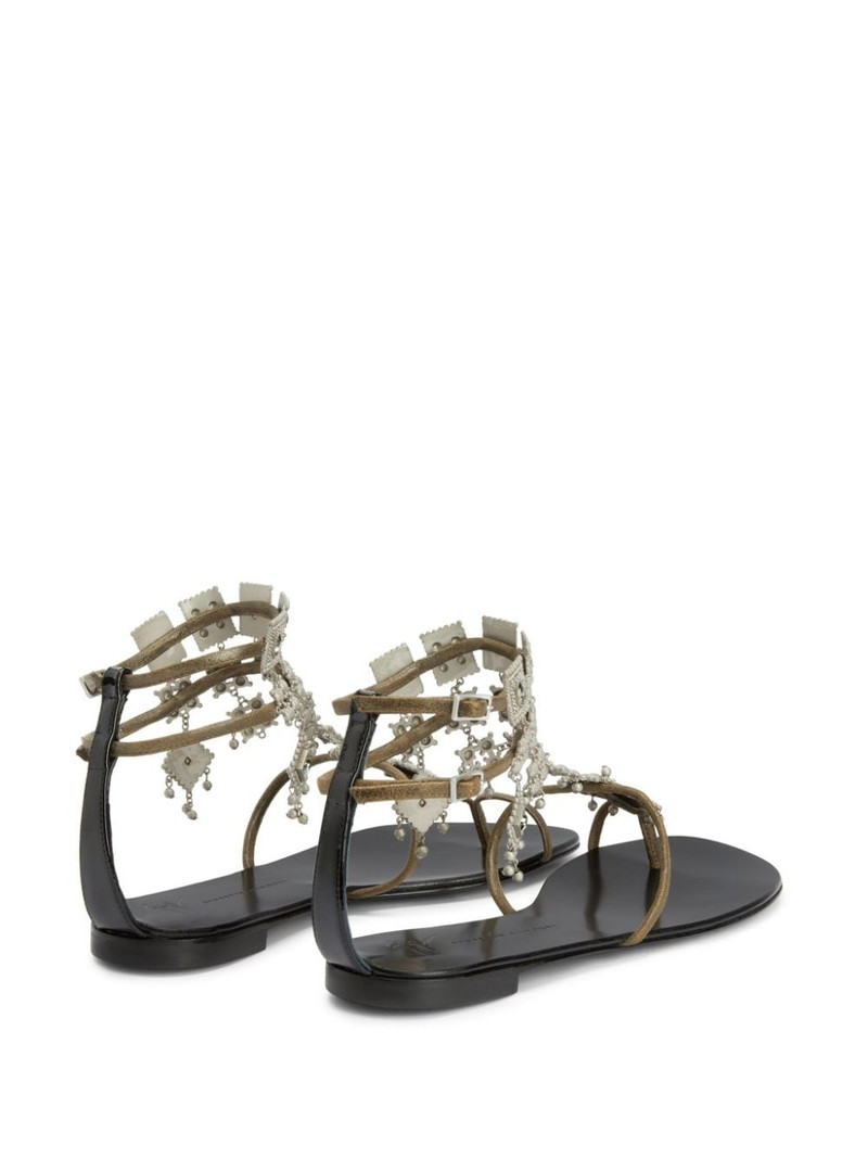 Amira embellished suede sandals 3