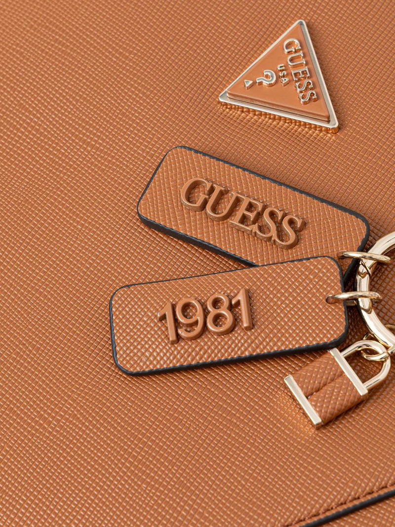 Noelle II logo-charm tote bag 5