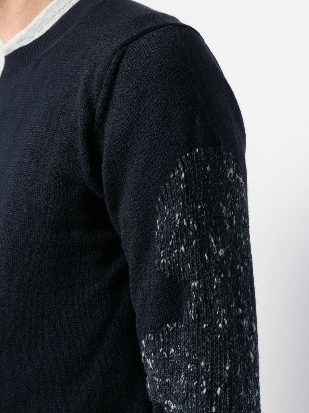 contrast knit jumper - 5