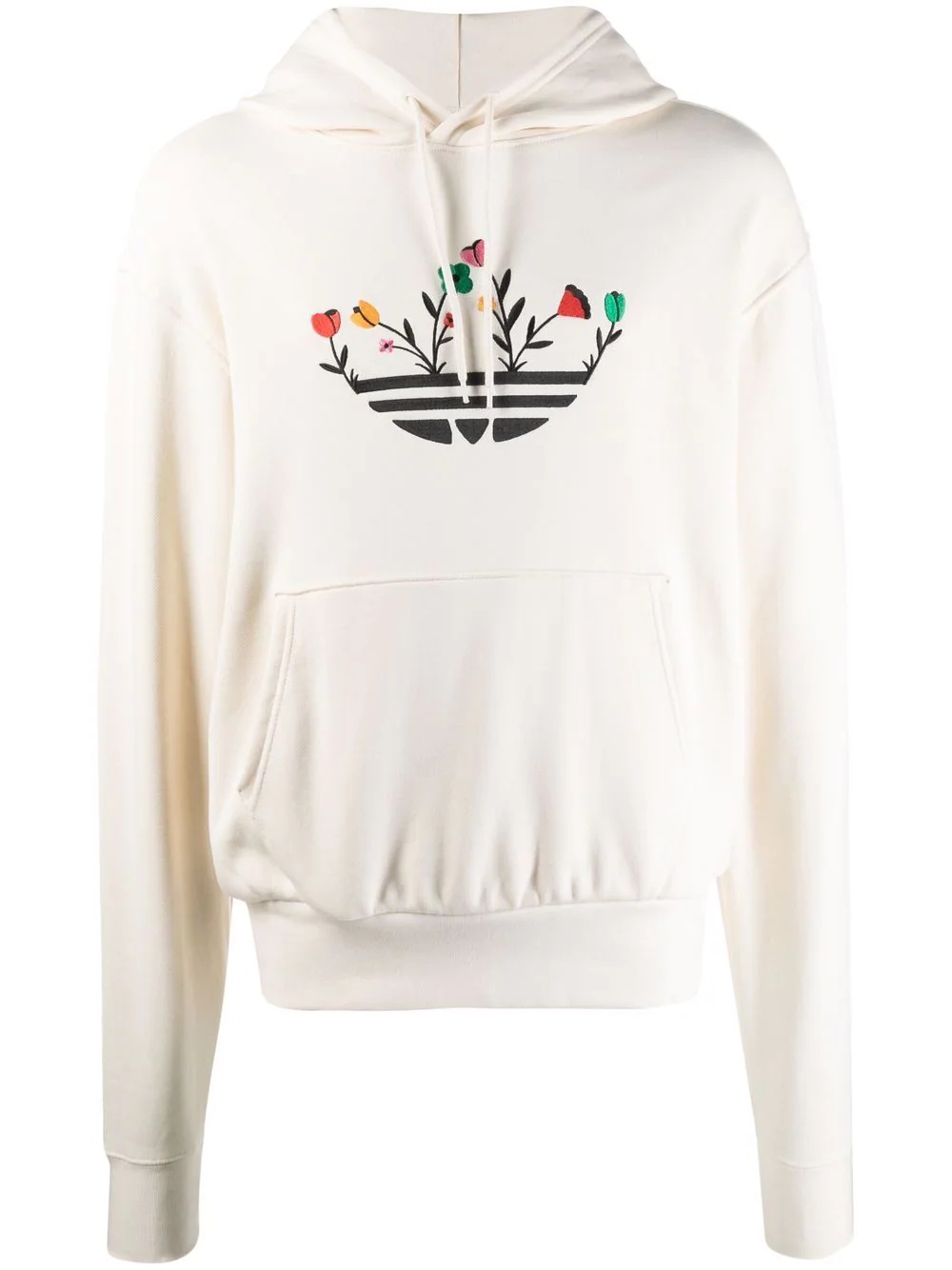 logo-print hoodie - 1