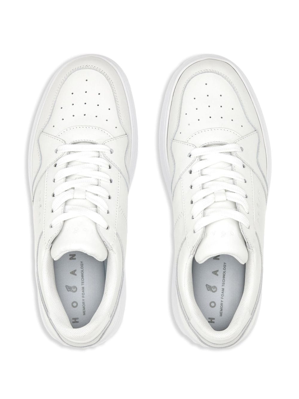 H670 flatform leather sneakers - 5