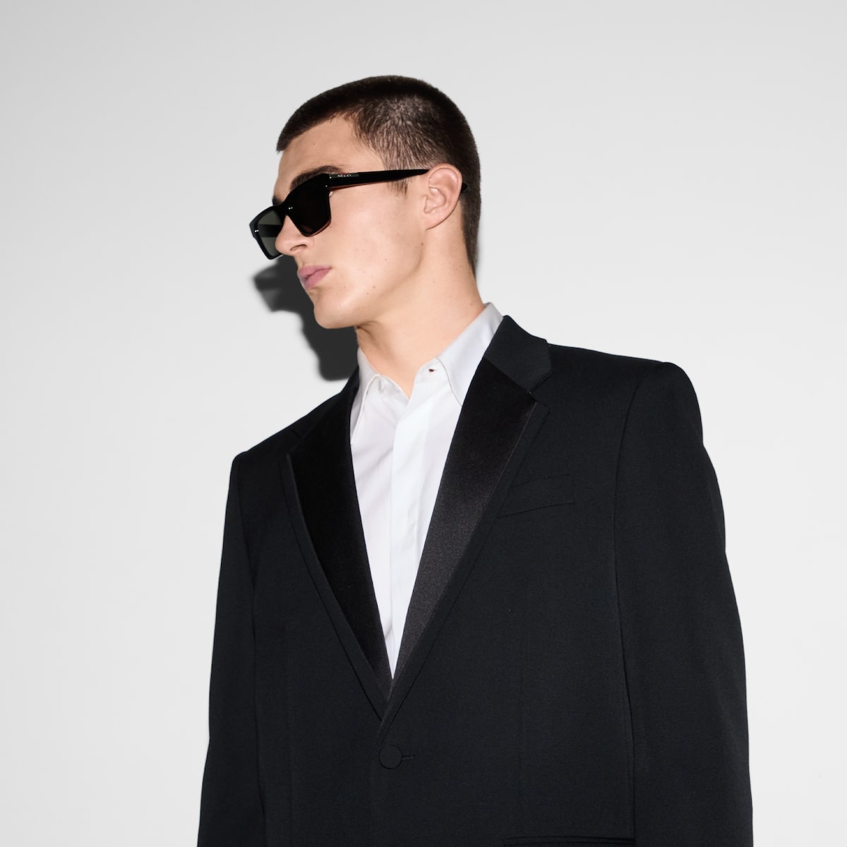 Grain de poudre wool tuxedo - 5