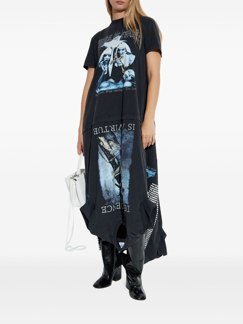 VETEMENTS graphic-print maxi dress outlook