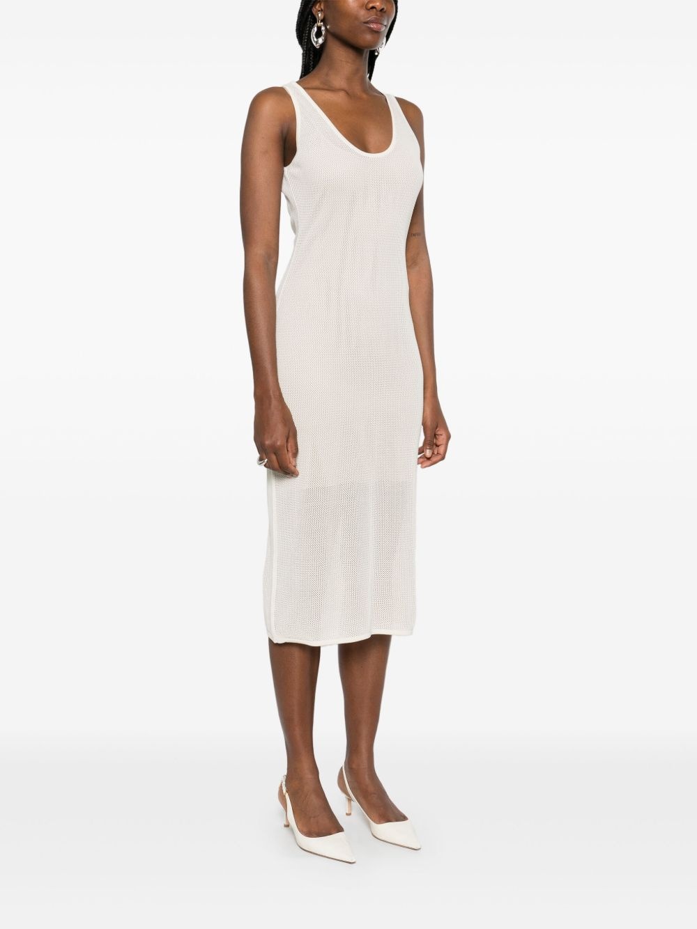 sleeveless midi dress - 3