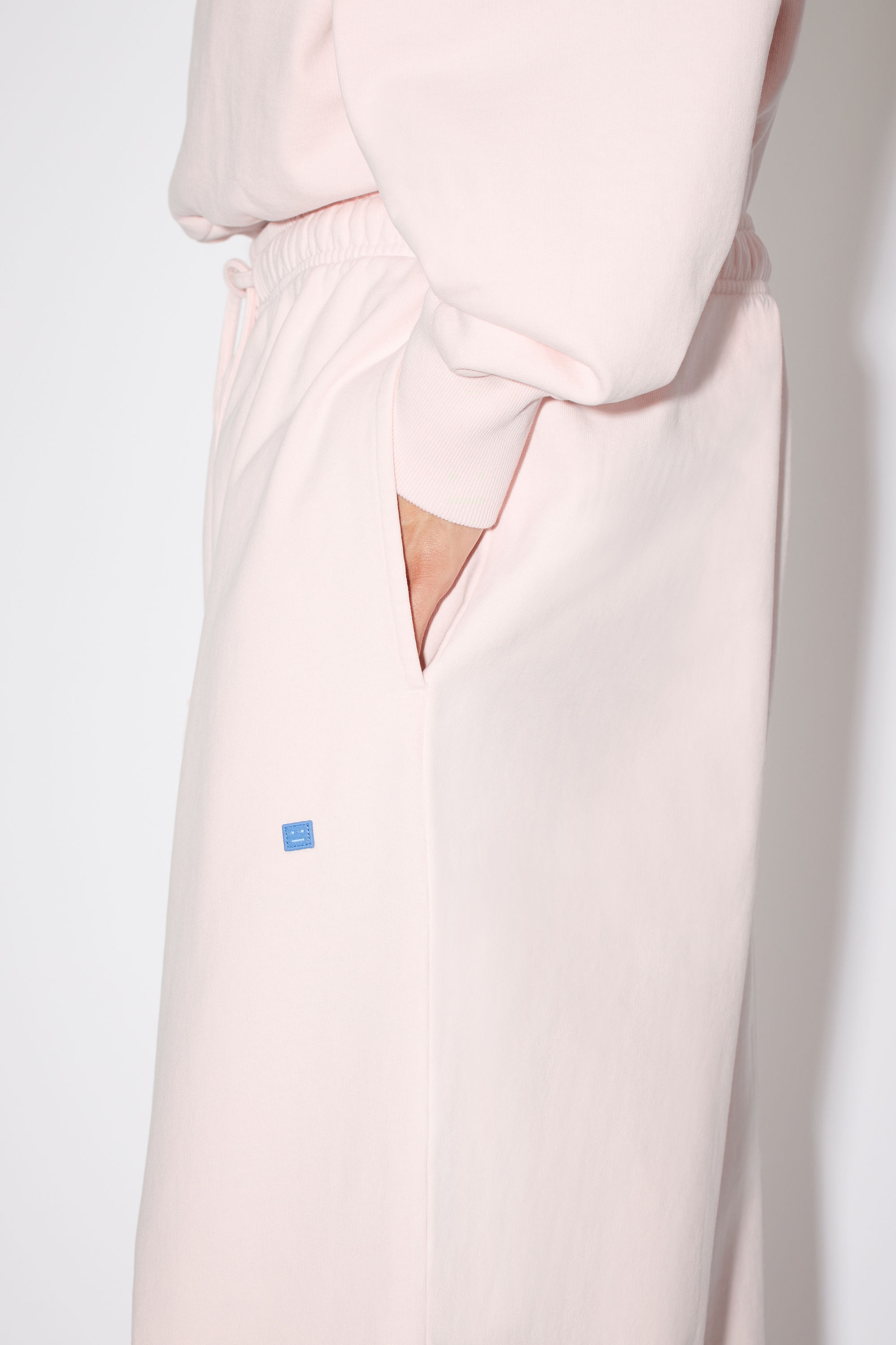 Fleece sweatpants - Pastel pink - 4