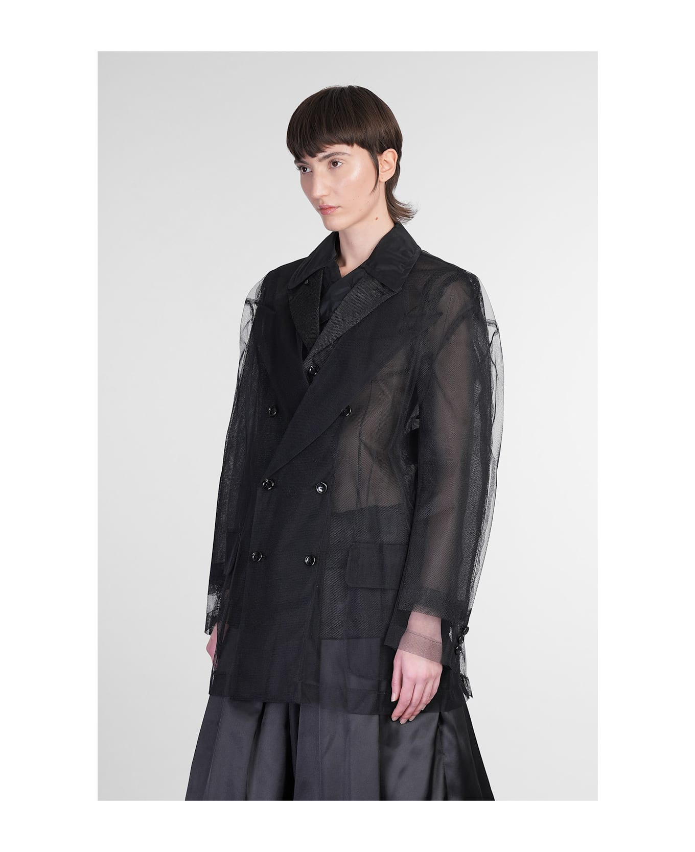 Blazer In Black Nylon - 4