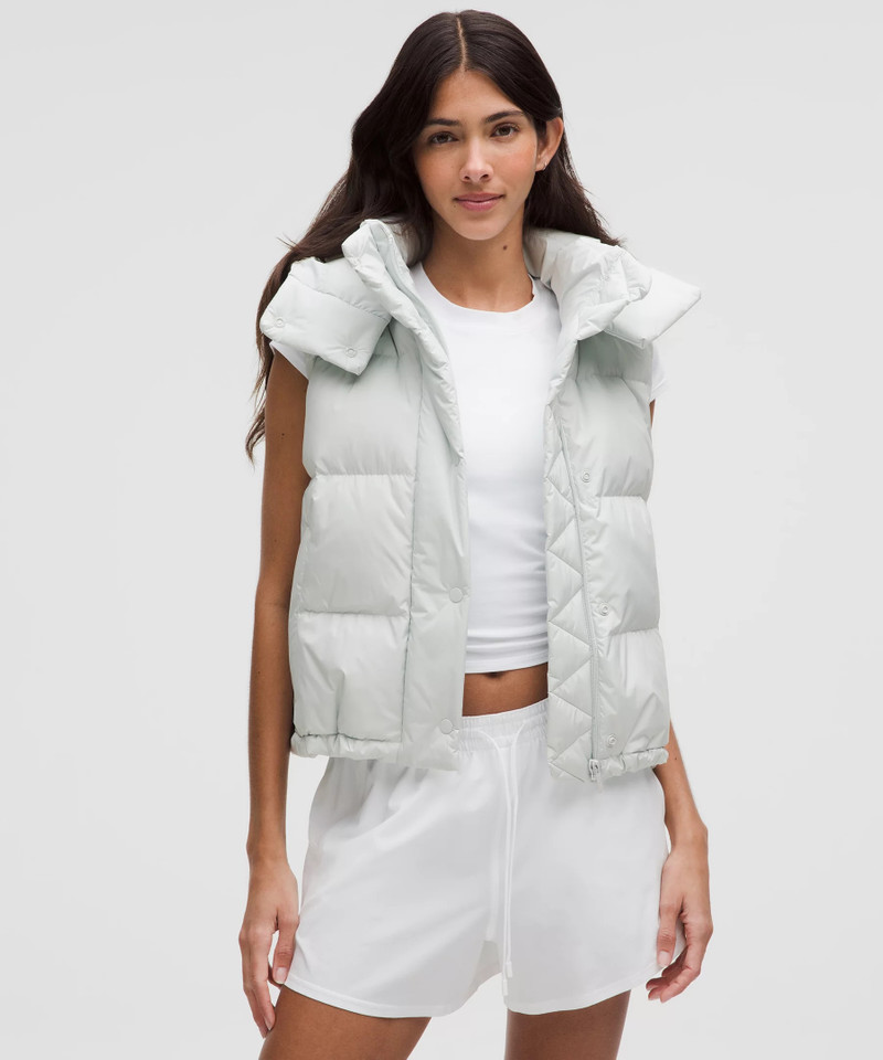 Wunder Puff 600-Down-Fill Cropped Vest 1