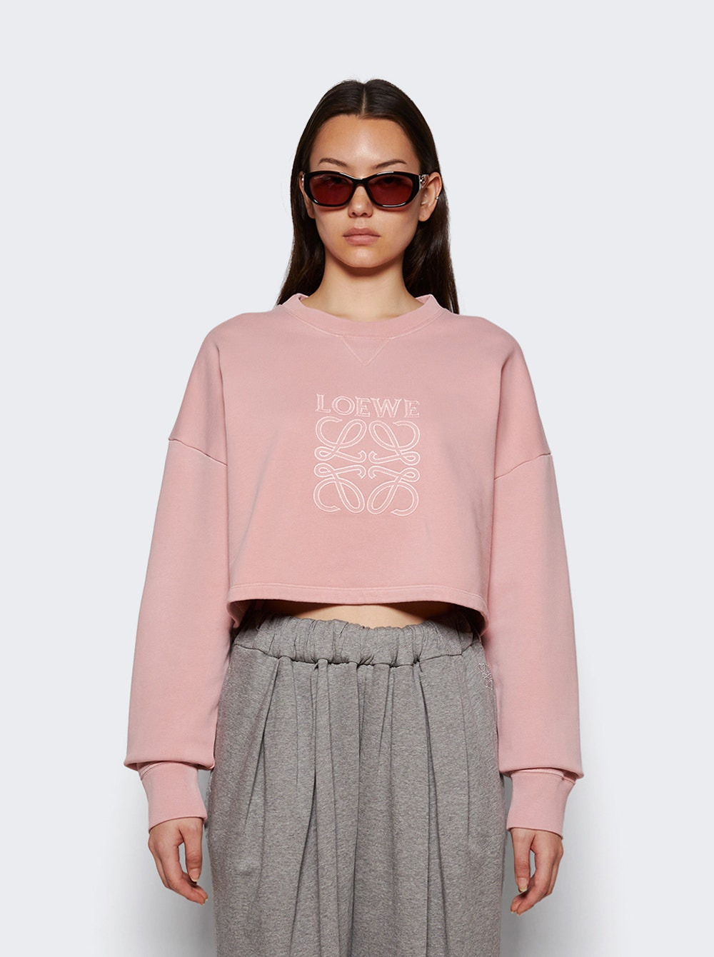 Cropped Sweatshirt Pink - 2