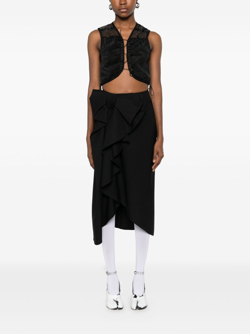 VIKTOR & ROLF bow ruffled pencil skirt outlook