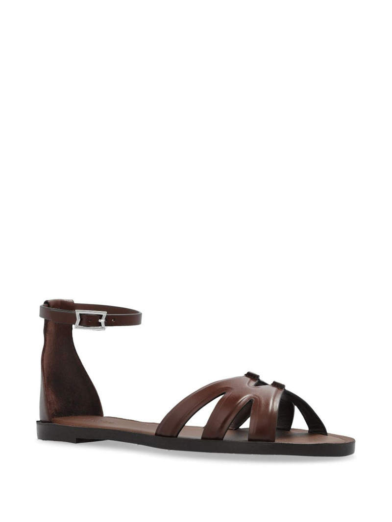 Max Mara leather sandals outlook
