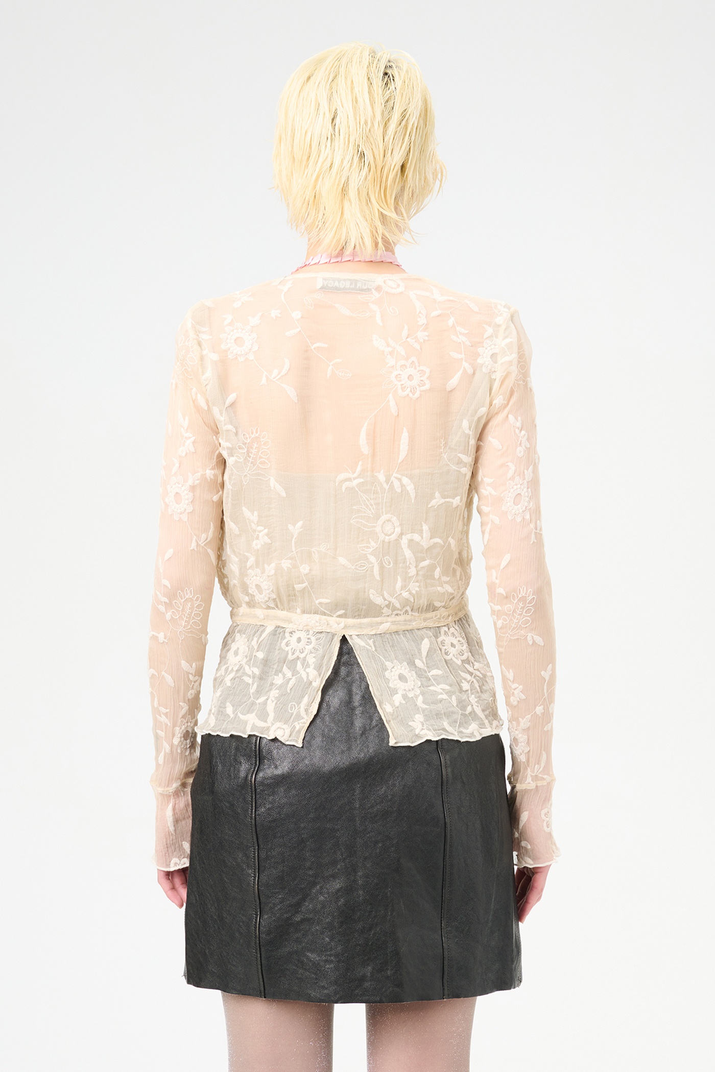 Waist Blouse Winter Garden Organza - 7