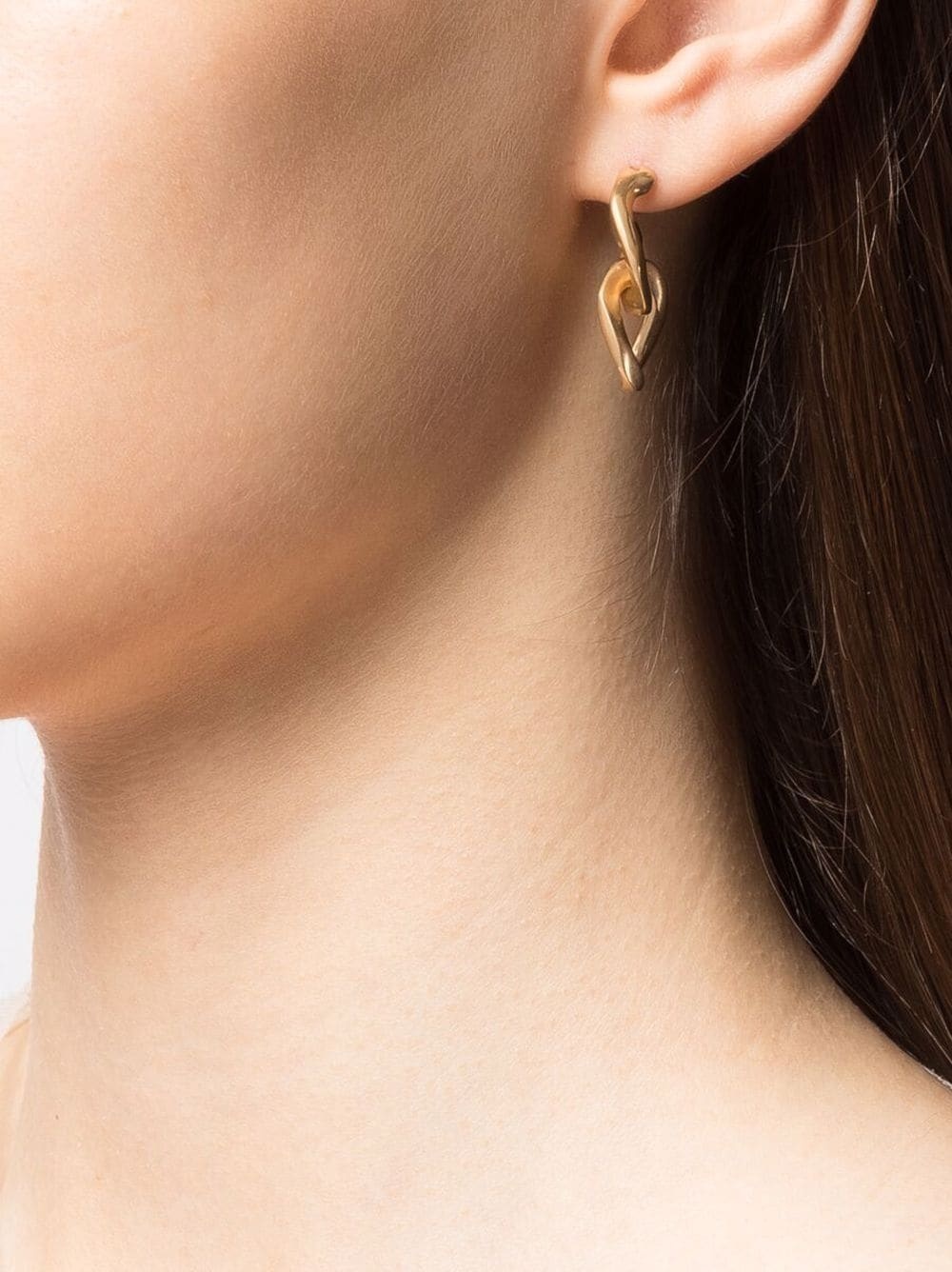 chain-link earrings - 2