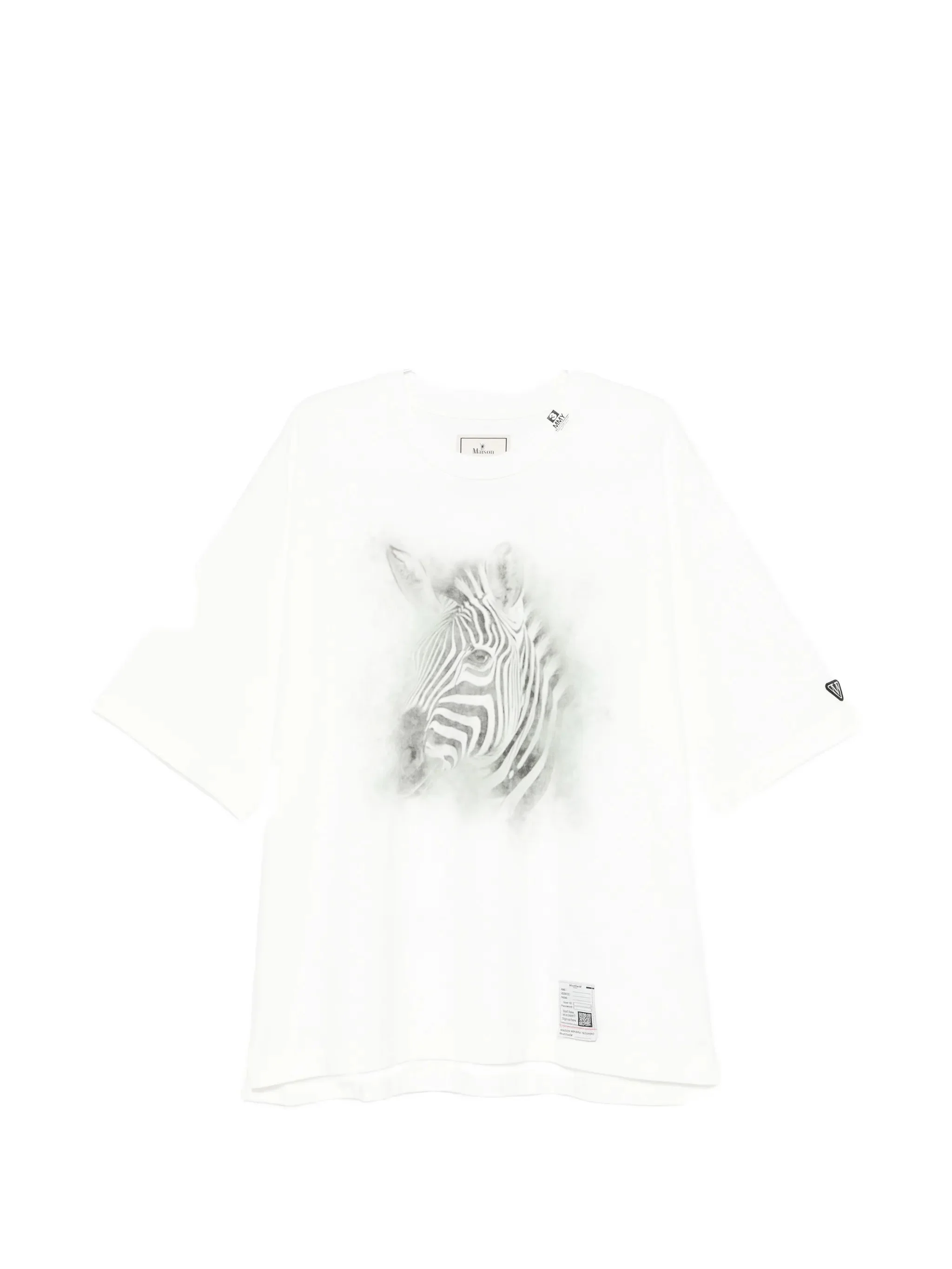Maison Mihara Yasuhiro Zebra-print T-shirt - 1