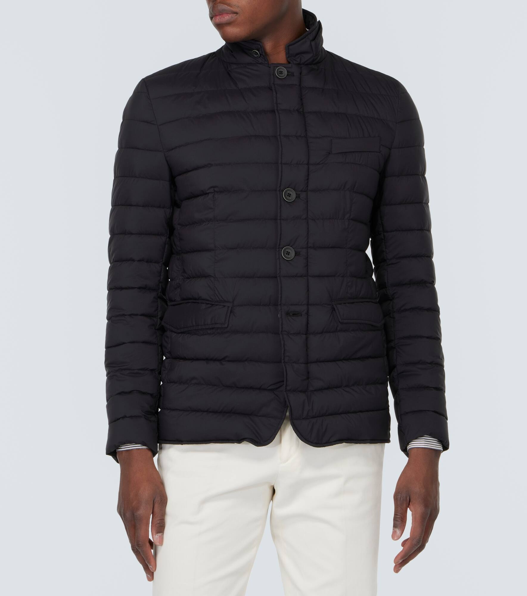 Quilted puffer jacket - 3