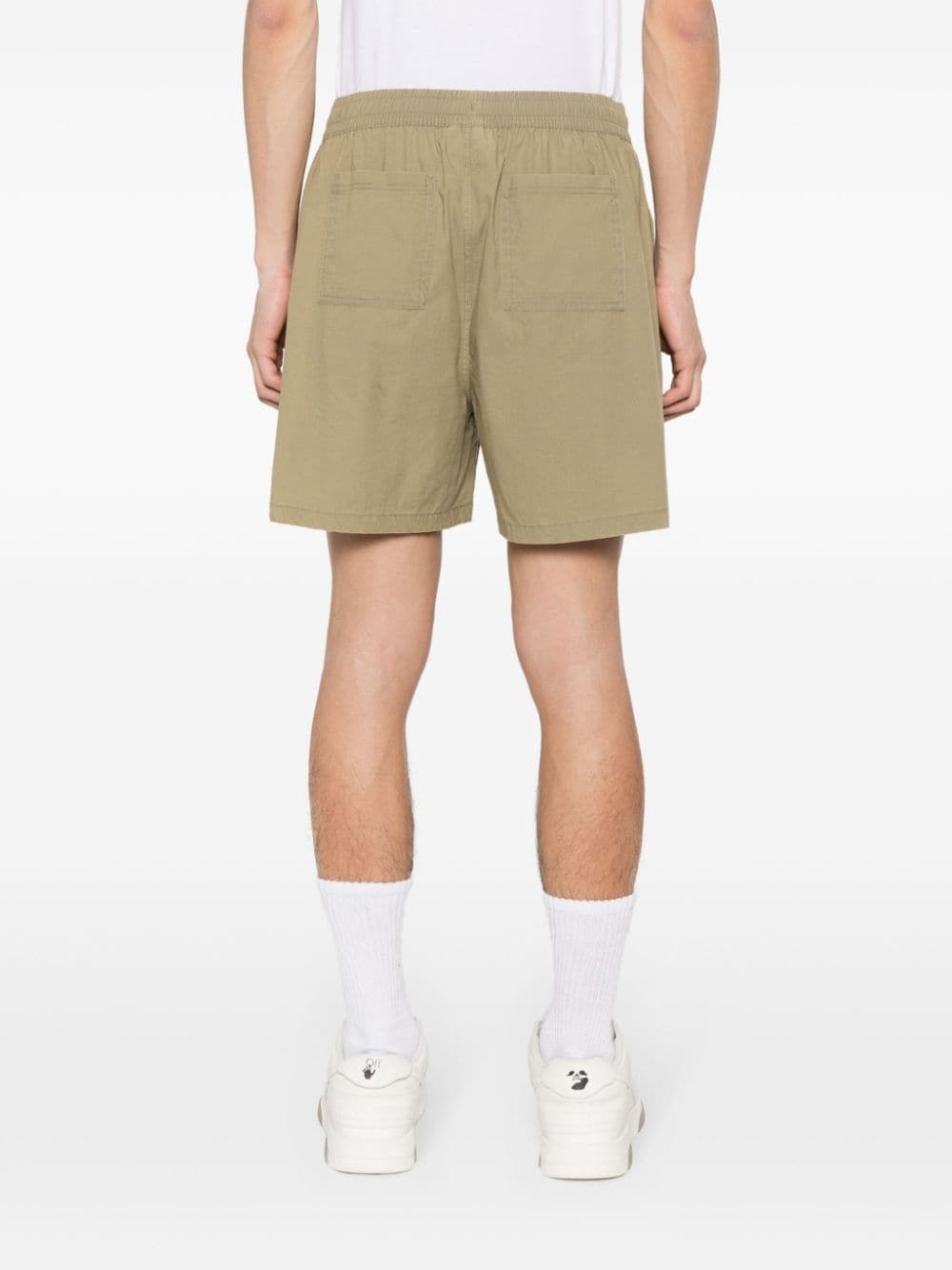 embroidered-logo track shorts - 4