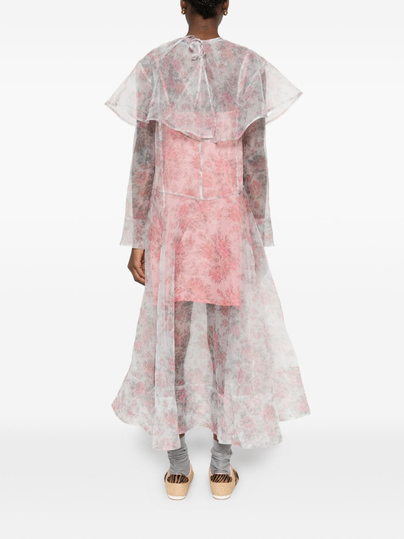 ruffled floral midi dress 4