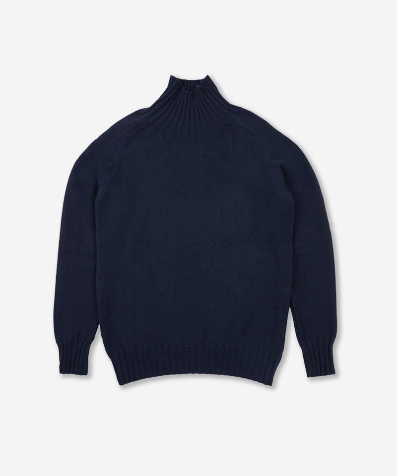Wool and Angora mock neck sweater 1
