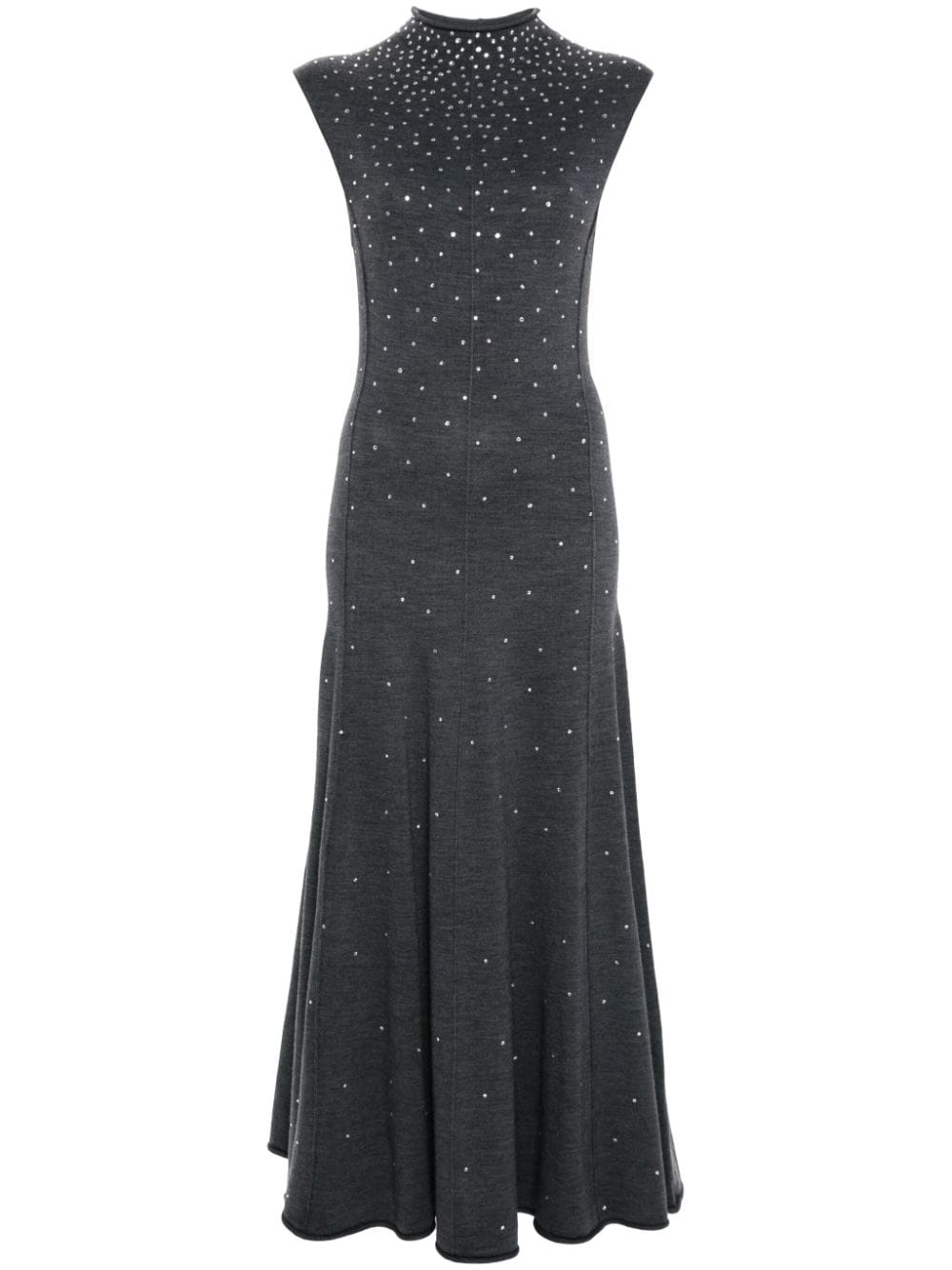 rhinestone-embellished maxi dress - 1