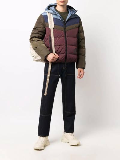 DSQUARED2 colour-block padded jacket outlook