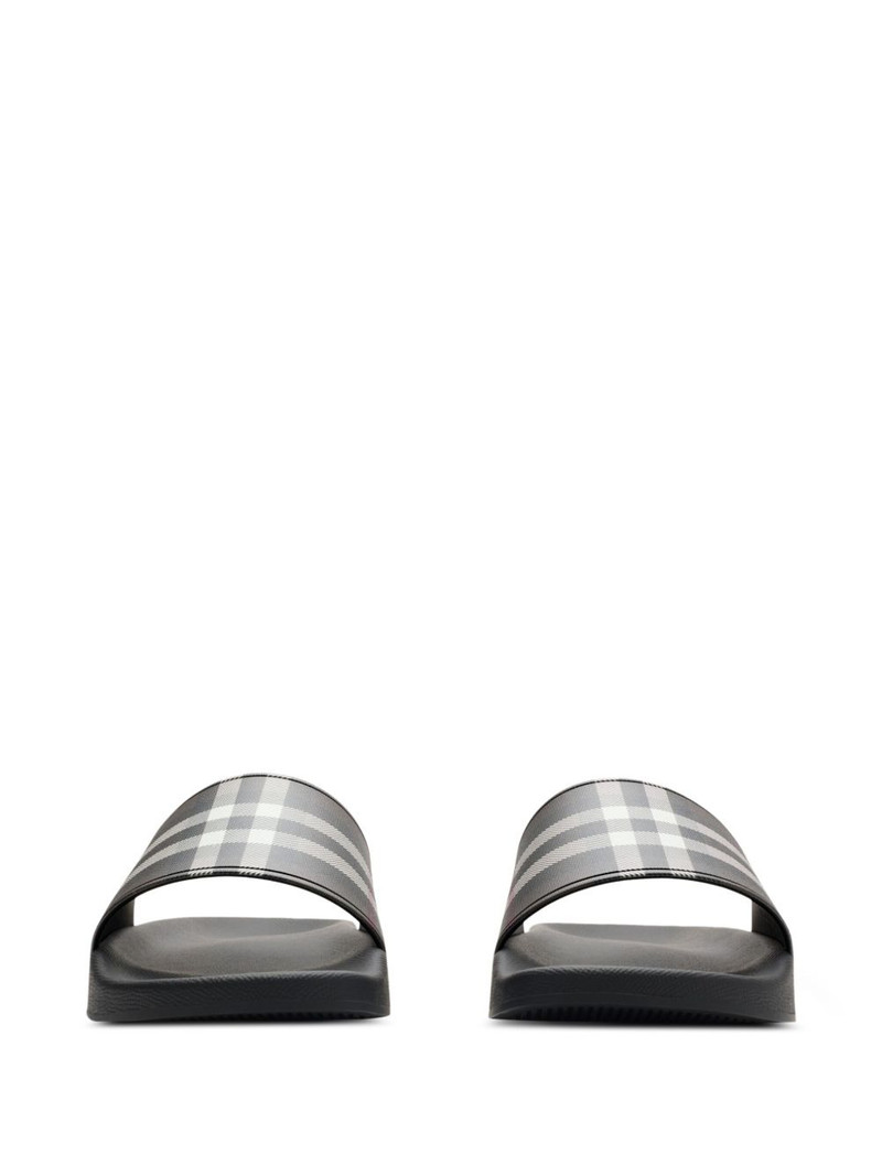 Burberry check-print slides outlook
