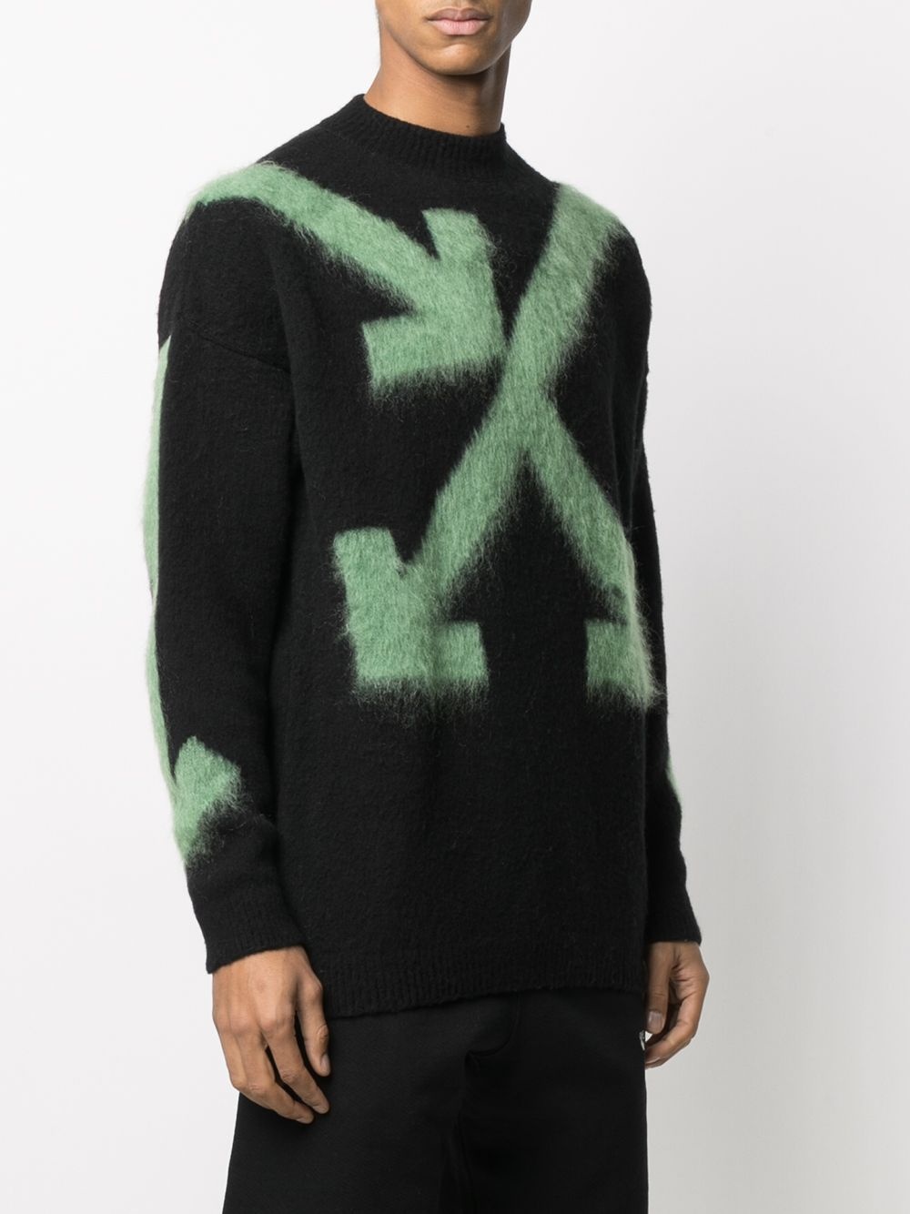 Arrows intarsia-knit jumper - 3