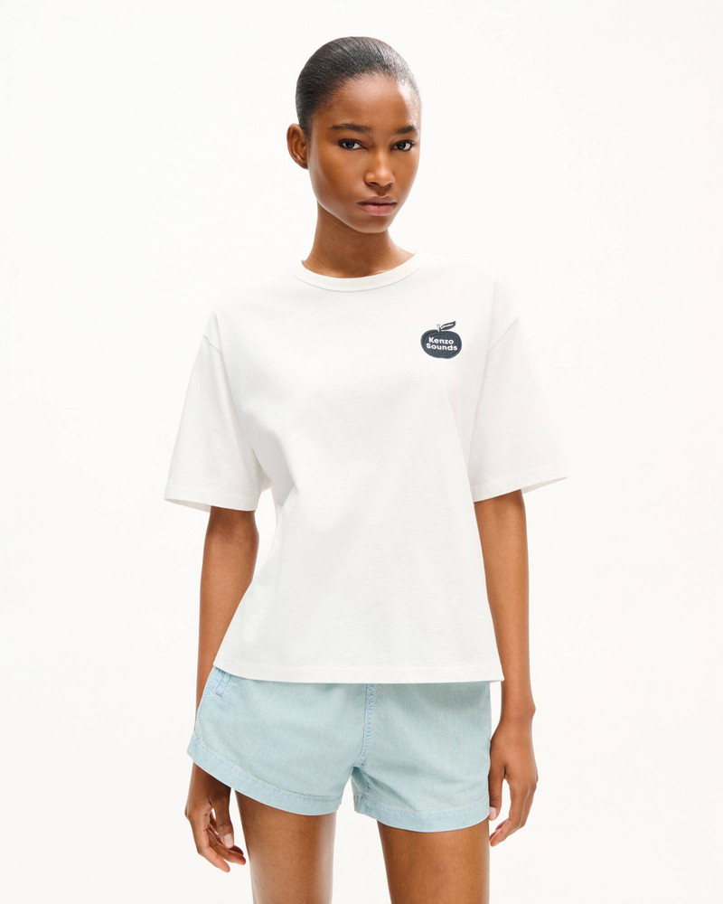 KENZO 'KENZO Sounds' embroidered loose T-shirt in cotton outlook