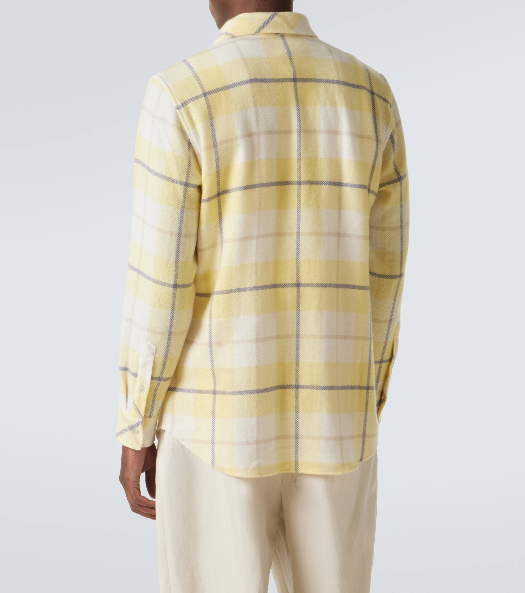 Dreamer plaid cashmere shirt - 4